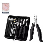 Kit De Alicates Limas Corta For Uñas De Pedicure Y Manicure