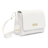 Bolsa Feminina Lateral E Transversal Com Regulagem Selten Cor Branco