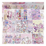Cartão 6pcs Hello Kitty Melody Cinnamoroll Sanrio Kawaii