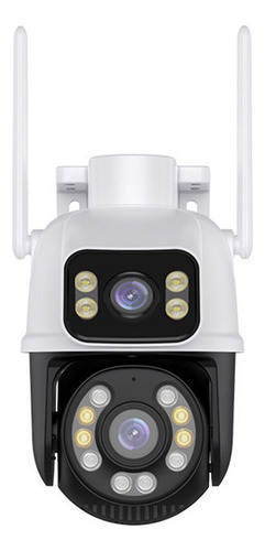Câmera Dupla 360 Graus Monitorando Conexão Com/sem Fio