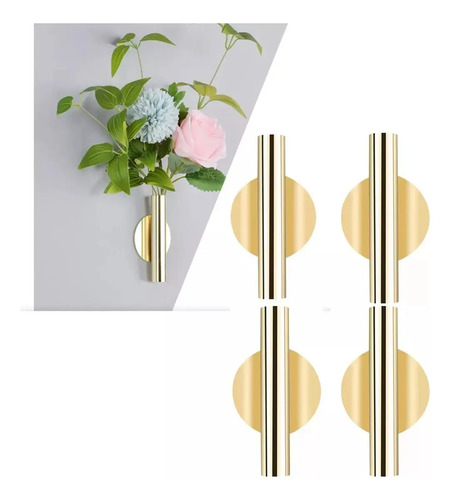 4x Planta Colgante De Pared Jarrón De Flores Soporte Para