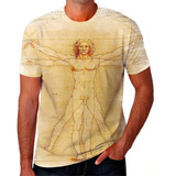 Camisetas Camisa Leonardo Da Vinci Cientista Pintor Poeta 06