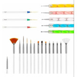 Kit De Pincel Decoración Para Manicura Dotting Liner Dubujar