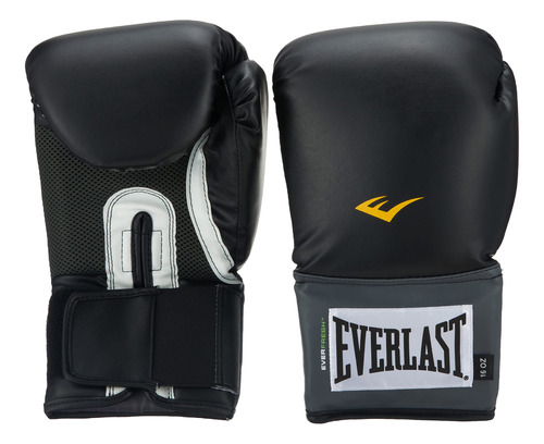 Everlast Guantes De Entrenamiento Pro Style (negro, 16 Oz.)