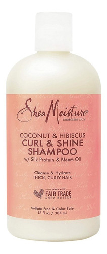 Shea Moisture Shampoo Para Rizos Coco Y Jamaica 384ml
