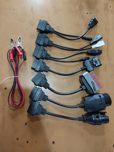 Kit Cables Adaptadores Obd2 Scanner Automotor