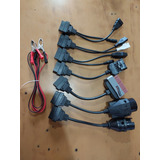 Kit Cables Adaptadores Obd2 Scanner Automotor