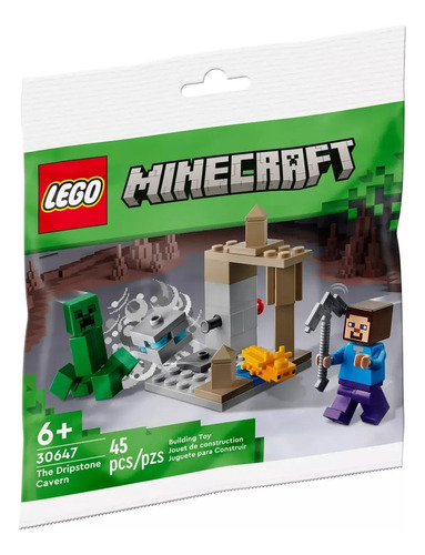 Lego 30647 Minecraft La Cueva Kárstica 45 Piezas