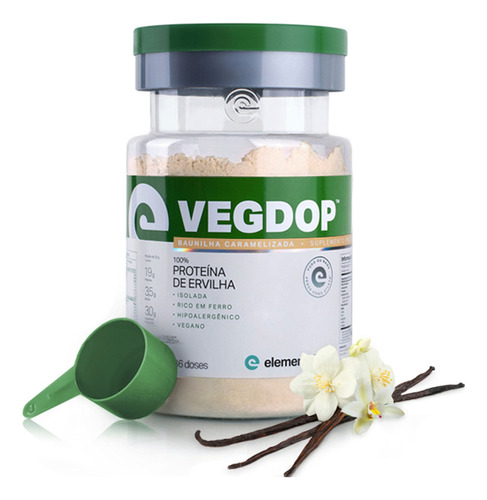 Vegdop Proteina De Ervilha Vegana Elemento Puro 900g