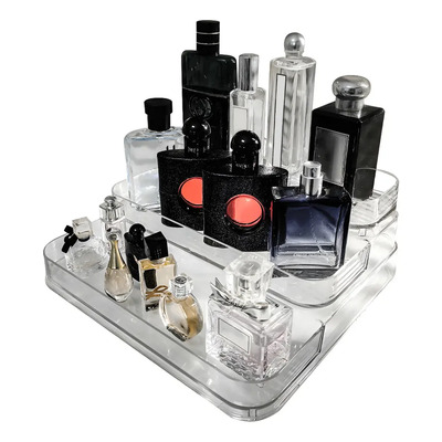 Organizador Cosméticos Perfumes Maquillaje Acrílico Transparente | Meses sin interés