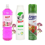 Limpiador De Piso+limpiador Crema+desodorante Ambiental