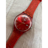 Reloj Swatch Rojo (colocarle Pila ) 