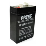 Batería De Gel Recargable Press 6v De 2.8 Ah De Capacidad
