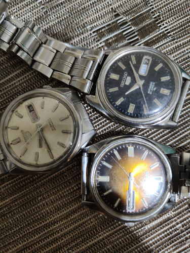 Lote  3 Relógios Seiko Automático Original 