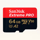 Cartão Memória 64gb Sandisk Extreme Pro 200mb/s V30 Original