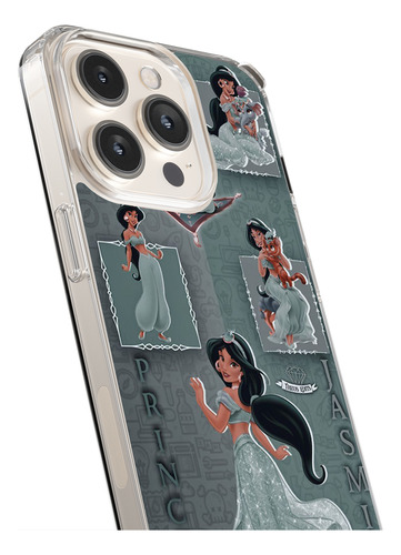 Funda Transparente Para iPhone Princesa Jasmiine 1