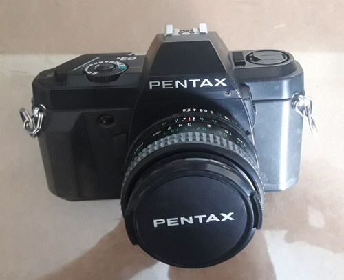Câmera Fotográfica Analógica Pentax P3n 6 Lentes E 2 Flashs