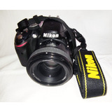 Cámara Nikon D3200 Con Lente 50mm F/1.8