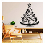 Cuadro Decorativo Arbolito Navidad Grande En Madera