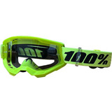 Oculos Goggle 100% Strata 2 Amarelo Neon Downhill/motocross