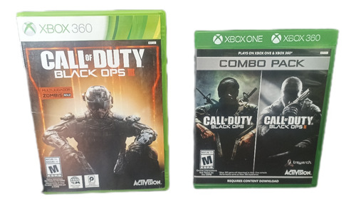 Call Of Duty Black Ops Combo Pack + Black Ops 3 Xbox One 