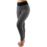 Calça Legging Listra Lateral Fitness Feminina Academia Moda