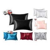 Funda Almohada Satin Saten Tipo Seda Set X1 Unidad Promo