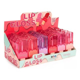 Lip Gloss Labial Sorvetinho Glitter Febella Box Com 24 Peças