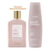 Kit Alfaparf Keratin Therapy Lisse  Shampoo + Acondicionador