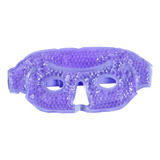 Máscara Facial / Ocular De Gelo. Roxo 10,6x4,7 Polegadas