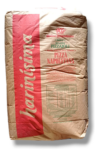 Harina Napolitana Para Pizza 000 Campodonico X 25kg