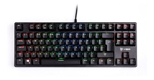 Teclado Gamer Vsg Alnitak Vg Km982 Rgb Mecánico Tkl @as