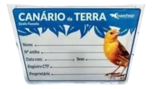 Kit Com 6 Placas De Identificação Luxo Canario Terra 527ct