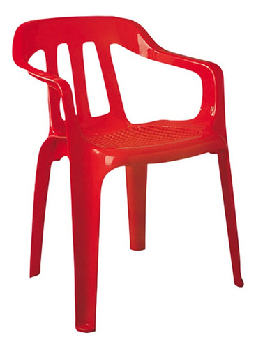 Silla Plastica Dinastía Rimax Roja