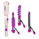 Kit 7 En 1 Conair Waflera Rizadoras Y Plancha 