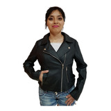 Campera Eco Cuero Dama Entallada Mujer Nueva Temporada Moda