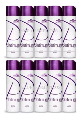 Shampoo Matizador Loiro Platinum Masc Professional 10x250ml