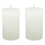 Velas Cilindrica Parafina 6x10 Cm Pack X5 