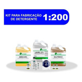 Kit Para Fabricação De Detergente/sabçao Líquido 1/200