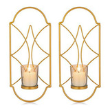 Candelabro De Pared - Sziqiqi Metal Wall Sconce Candle Holde