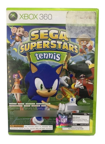Sega Superstars Tennis Para Xbox 360 De Segunda Mano 10/10