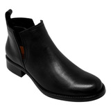 Botines Casuales Negro Zapatos Mujer Gino Cherruti 5323