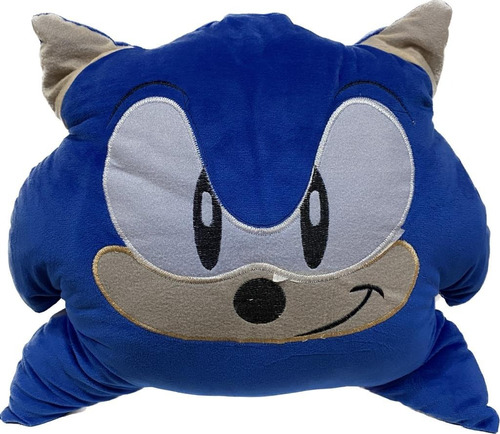 Sonic Almohada Cojín Azul 45 Cm