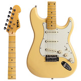 Guitarra + Amplificador Stratocaster Phx Creme