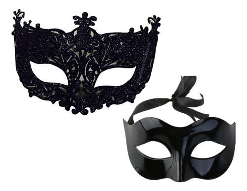 Máscaras Venecianas Para Parejas/ Antifaz/ Disfraz Sexy X 2