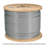 Cable Flexible Acero 3/32 Recubierto Pvc 300 M 48809