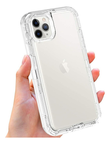 Funda Case De Uso Rudo Para iPhone Transparente Antigolpes iPhone 14 Pro Max (6.7)