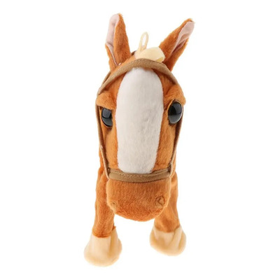 Caballo Eléctrico Camina Y Caballito Relleno De Con Una Www