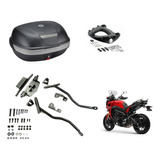 Kit Givi Bau E460nt + Suporte Sr2139 +base M5 P Tracer 900gt