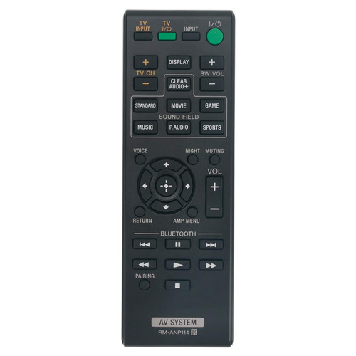 Control Remoto Rm Anp114 Sony Sound Bar Ht Ct770 Ht Ct370...